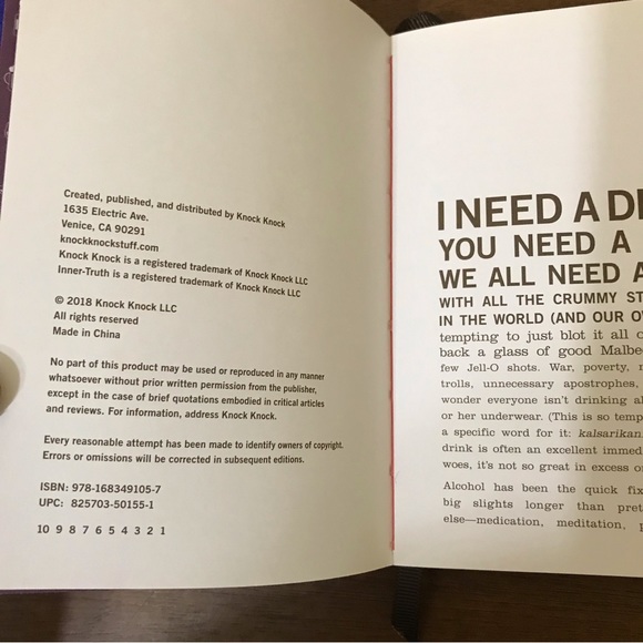 The Book of the Party Animal with I Need a Drink Mini Journal Bundle - Picture 10 of 12